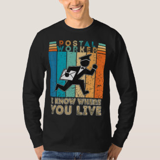Postarbeiter Funny Carrier Mailman Post Da T-Shirt