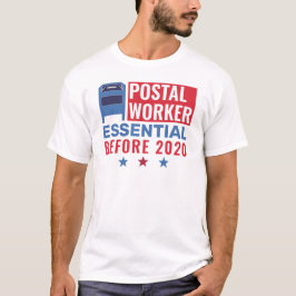 Postarbeiter-Grundlegende Mitarbeiter-Patriotic 20 T-Shirt