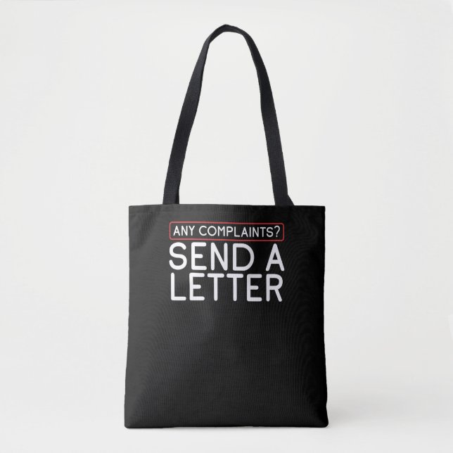 Postarbeiter Mailman Irgendwelche Beschwerden? Sen Tasche (Vorderseite)