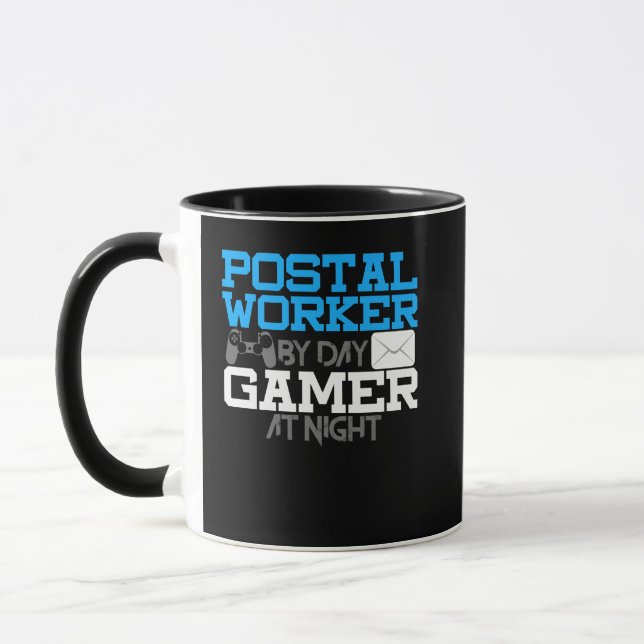 Postarbeiter Mailman Mail Carrier Gamer Gaming Tasse (Links)