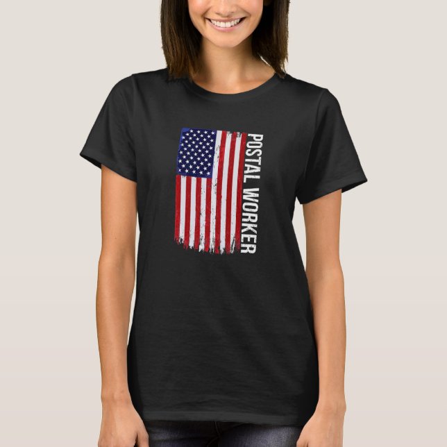 Postarbeiter Postamt Mailman Postman T-Shirt (Vorderseite)