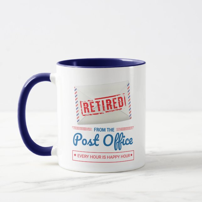 Postarbeiterrente Mailman Funny Coffee Tasse (Links)