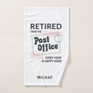 Postarbeiterrente Mailman Keepake Custom Handtuch