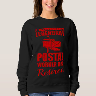 Postbeamten-Ruhestand Cool Legendärer Briefträger Sweatshirt