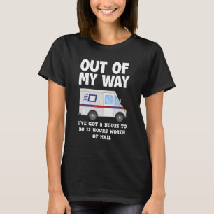 Postbediensteter Briefträger Paketträger T-Shirt