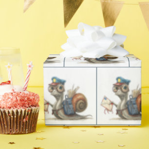 Postbote Geschenkpapier