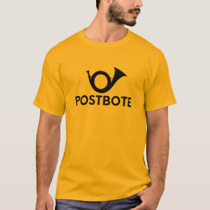Postbote Kostüm Post Karneval Postbote T-Shirt