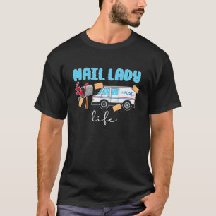 Postbotin Lebenspostbotin Postzustellerin Postfrau T-Shirt