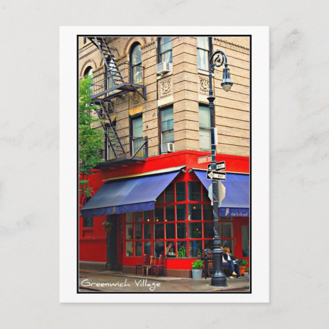 Postcard 2 - Greenwich Village, NYC Postkarte (Vorderseite)