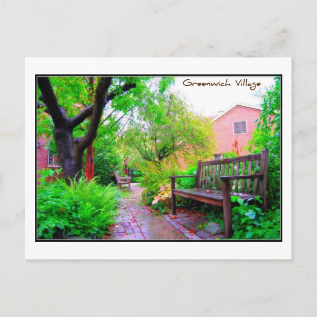 Postcard 8 - Greenwich Village, NYC Postkarte (Vorderseite)