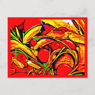 Postcard-Abstrakt/Misc-Graffiti-Galerie 9 Postkarte
