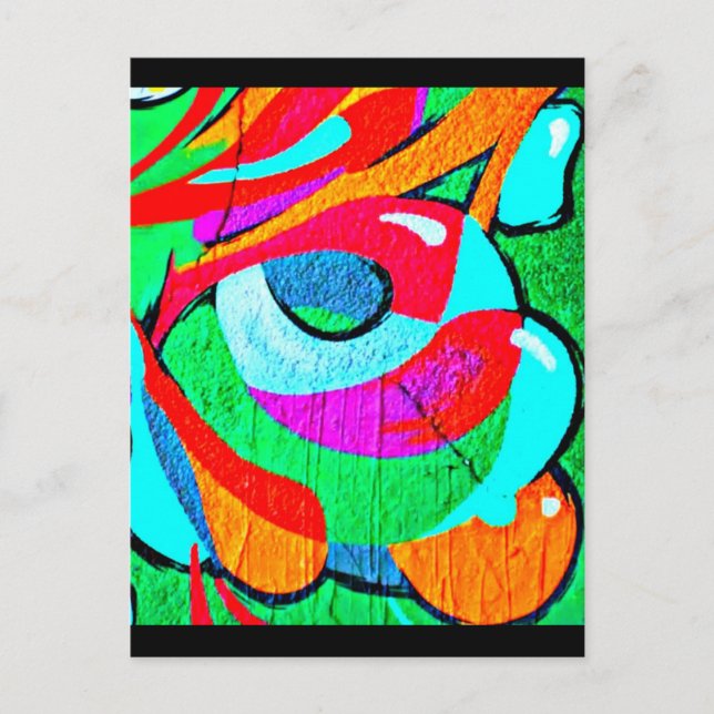 Postcard-Abstrakt/Misc-Graffiti Gallery 106 Postkarte (Vorderseite)