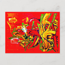 Postcard-Abstrakt/Misc-Graffiti Gallery 16 Postkarte