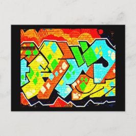 Postcard-Abstrakt/Misc-Graffiti Gallery 19 Postkarte