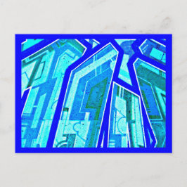 Postcard-Abstrakt/Misc-Graffiti Gallery 24 Postkarte