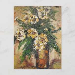 Postcard Ann Hayes Painting Yellow Flowers in Vase Postkarte