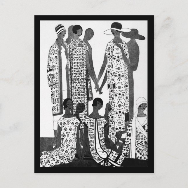 Postcard-Art der Mode-Bakst 28 Postkarte (Vorderseite)