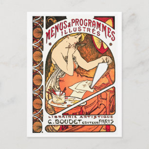 Postcard: Art Nouveau - Alphonse Mucha Postkarte