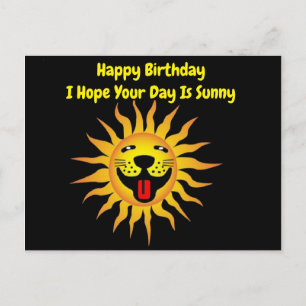 Postcard Baby Happy Birthday Sunshine Postkarte