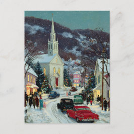 *POSTCARD Beautiful Painted Nostalgic Christmas  Postkarte