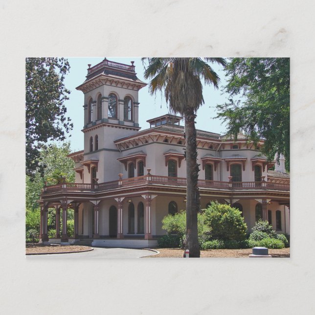 POSTCARD ~ Bidwell Mansion Postkarte (Vorderseite)