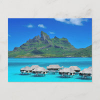 Postcard Bora Bora, Sous-Le-Vent, Französisch-Poly