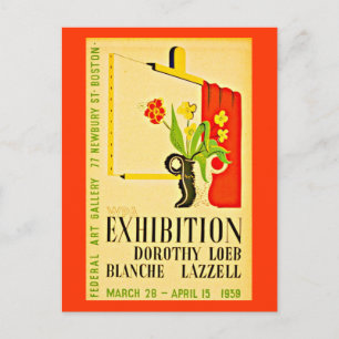 Postcard-Boston WPA Posters-18 Postkarte