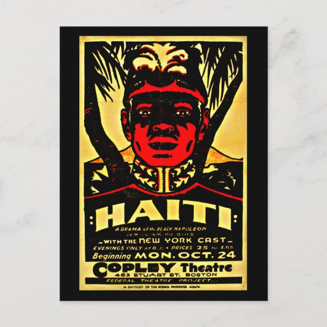 Postcard-Boston WPA-Posters-1 Postkarte (Vorderseite)