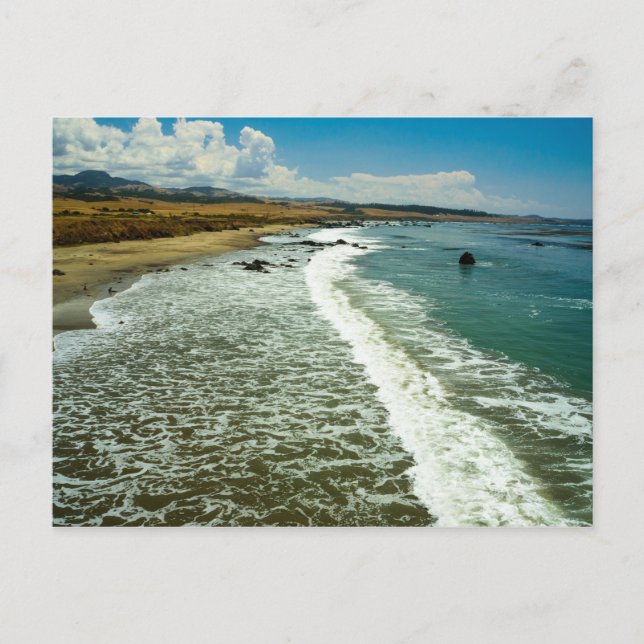 Postcard California beach SB Postkarte (Vorderseite)