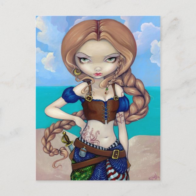 Postcard "Captain Molly Morgan" Postkarte (Vorderseite)