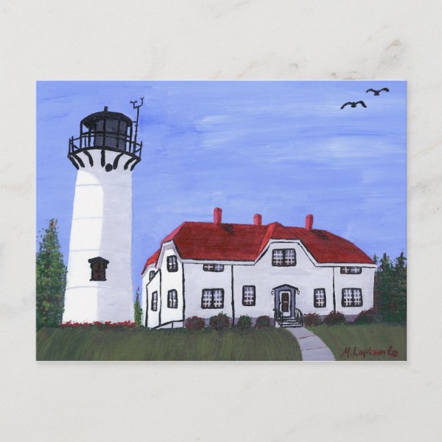 Postcard, Chatham Light by M. Laplante Postkarte (Vorderseite)