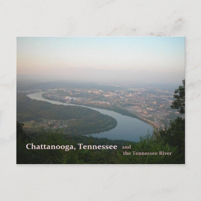 Postcard - Chattanooga TN & Tennessee Postkarte (Vorderseite)