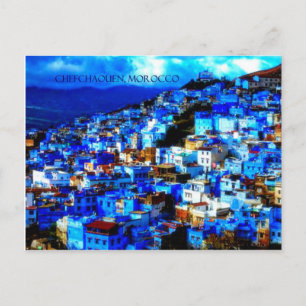 Postcard Chefchaouen, Marokko Postkarte