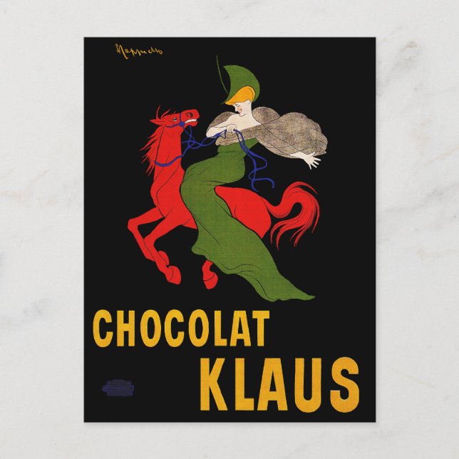 Postcard: Chocolate Klaus - Leonetto Cappiello Postkarte (Vorderseite)