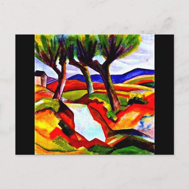 Postcard-Classic/Vintag Art-August-Macke 11 Postkarte (Vorderseite)
