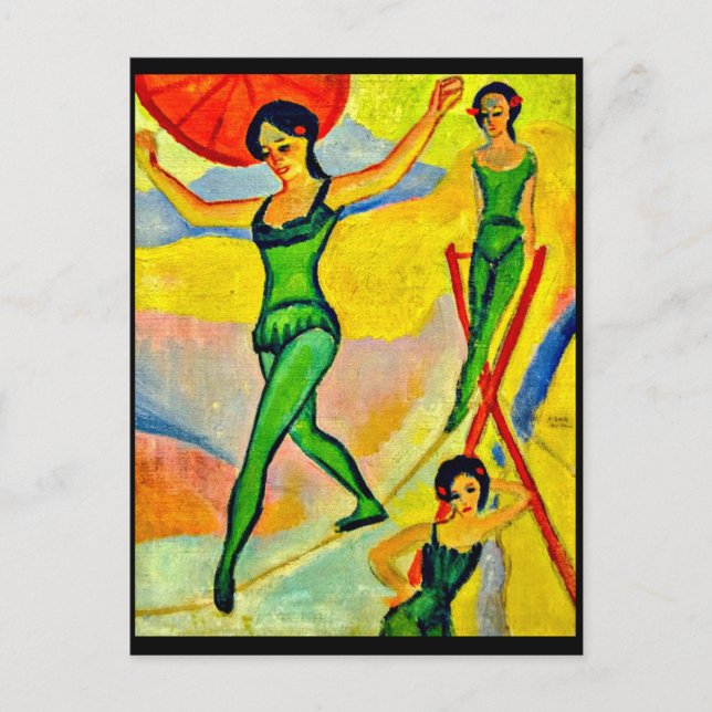 Postcard-Classic/Vintag Art-August Macke 20 Postkarte (Vorderseite)