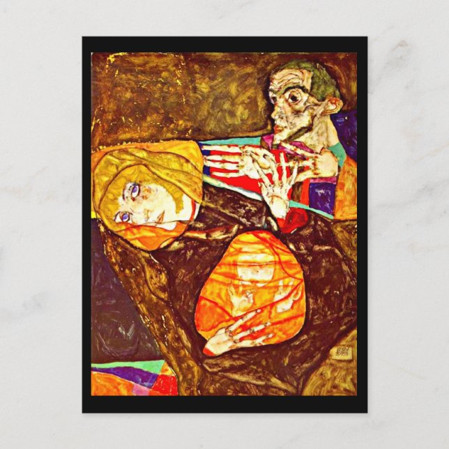 Postcard-Classic/Vintag-Egon Schiele 18 Postkarte (Vorderseite)