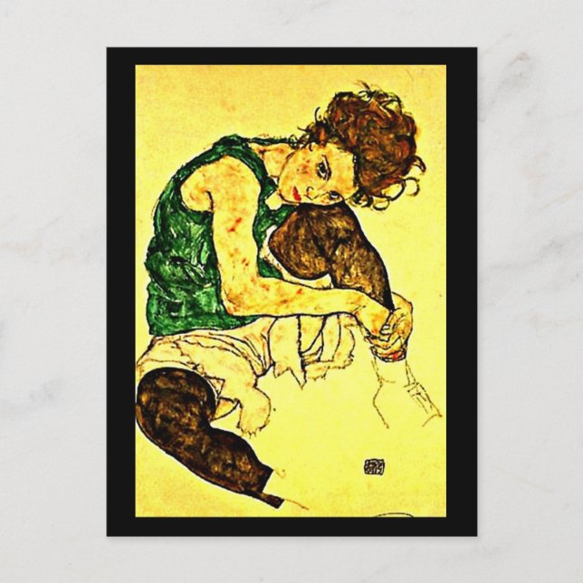 Postcard-Classic/Vintag-Egon Schiele 38 Postkarte (Vorderseite)