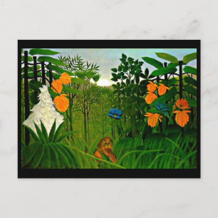 Postcard-Classic/Vintag-Henri Rousseau 14 Postkarte