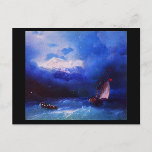 Postcard-Classic/Vintag-Ivan Aivazovsky 20 Postkarte (Vorderseite)