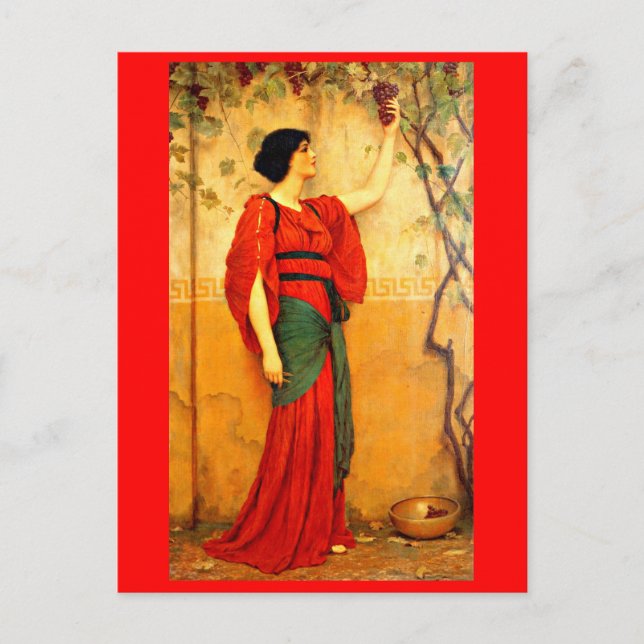 Postcard-Classic/Vintag-John William Godward 3 Postkarte (Vorderseite)