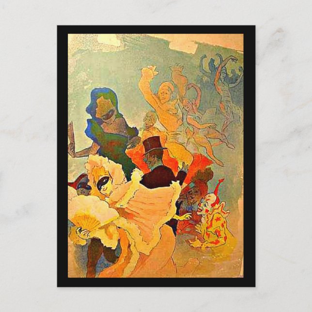 Postcard-Classic/Vintag-Jules Chéret 21 Postkarte (Vorderseite)