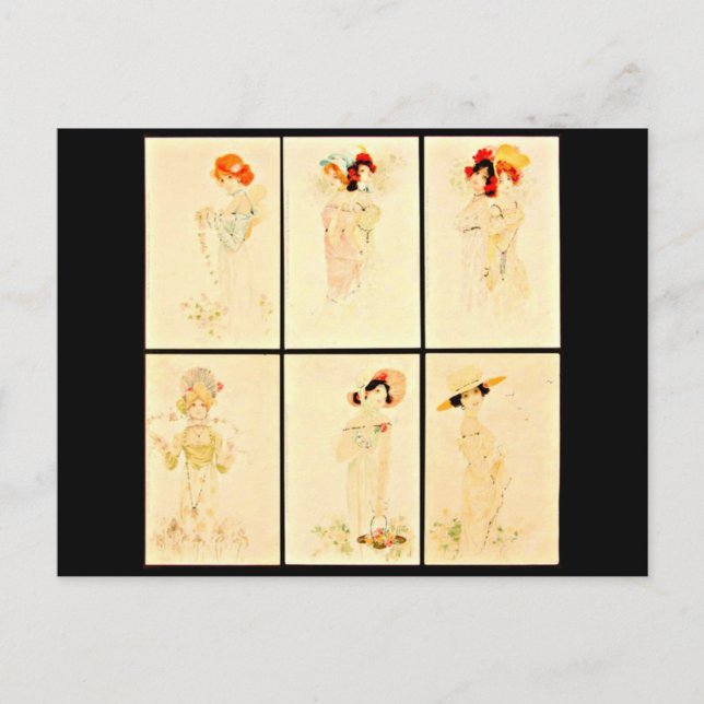 Postcard-Classic/Vintag-Raphael Kirchner 30 Postkarte (Vorderseite)