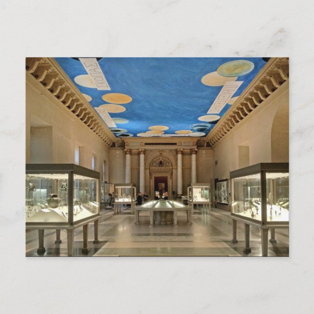Postcard Cy Twombly Ceiling, Louvre Museum Postkarte (Vorderseite)