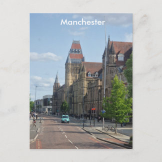 Postcard der Universität Manchester Postkarte