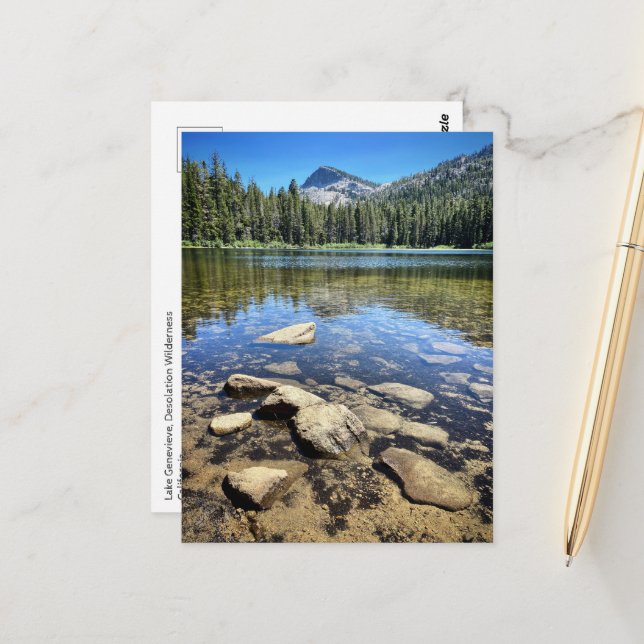 Postcard - Desolation Wilderness, Kalifornien Postkarte (Vorderseite/Rückseite Beispiel)