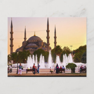Postcard Die Blaue Moschee, Türkei, Istanbul Postkarte