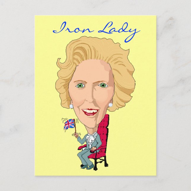 Postcard Ehemaliger britischer Premierminister Iro Postkarte (Vorderseite)