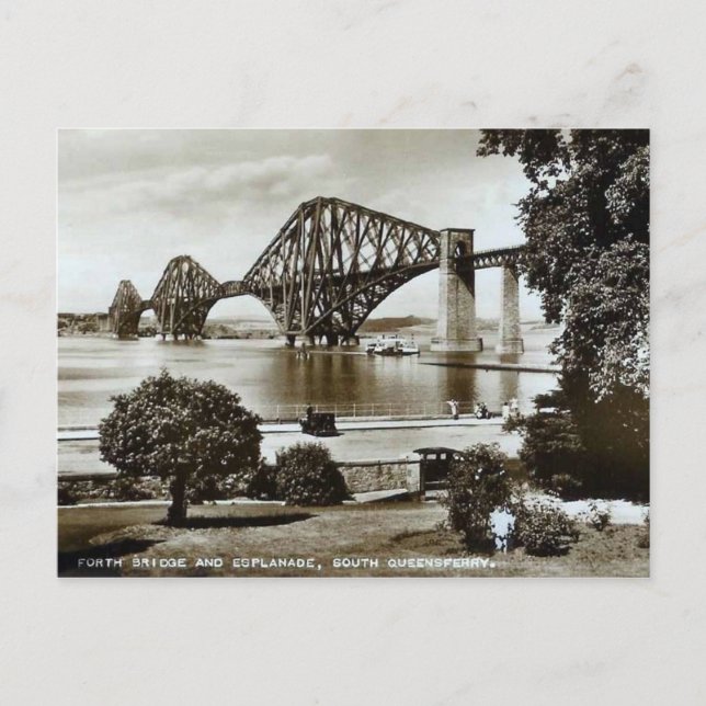 Postcard, Forth Bridge, Schottland Postkarte (Vorderseite)