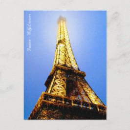 Postcard Frankreich Eiffelturm Postkarte